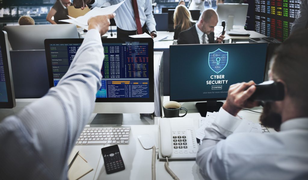 cyber security protection firewall interface concept